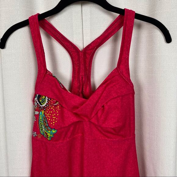 Athleta Pink Montego Floral Salina Bra Top Swim Dress Sz.XS - Picture 3 of 12